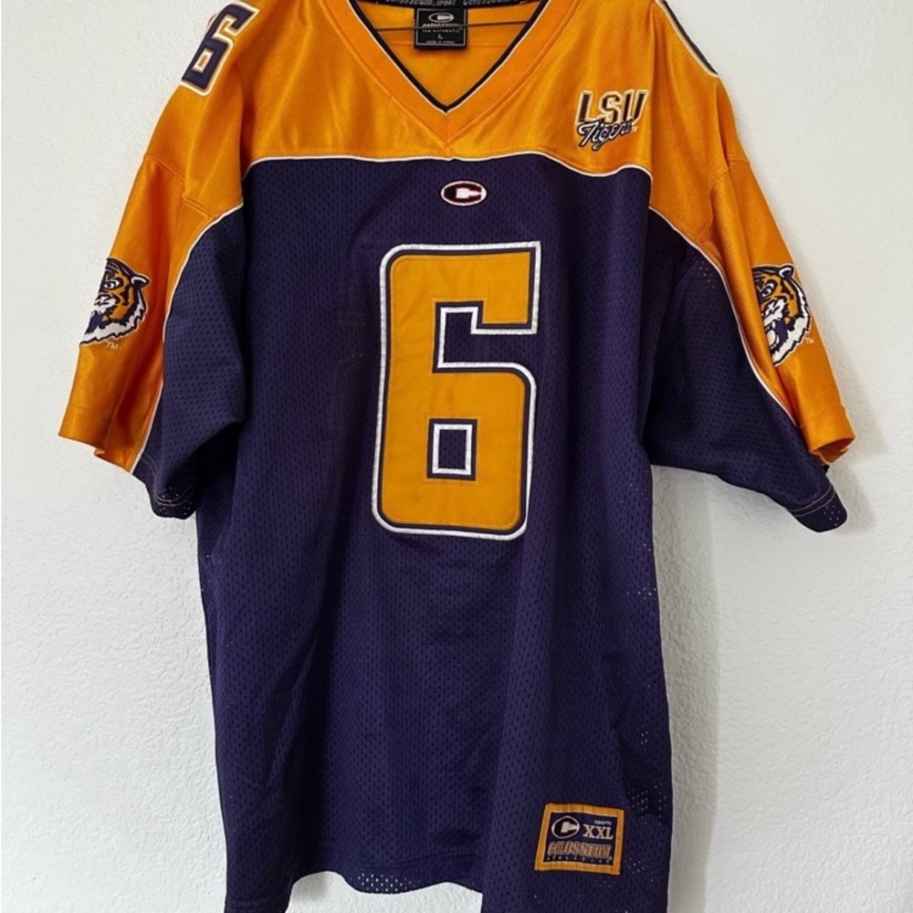 Colosseum LSU Tigers Purple and Gold Football Jersey #6